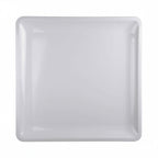 Thumbnail image #1 for G.E.T. Olympus - EGS M16118SQ-W 16-Inch Square Coupe Melamine Platter, White Case of 3