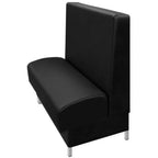 Thumbnail image #1 for Oak Street Langworthy LANG-4842-SGL Single Upholstered Restaurant Booth, 48"L x 42"H, Upholstered Back and Seat, Metal Frame