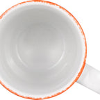 Thumbnail image #2 for International Tableware Provincial™ 8481-R Porcelain Coffee Mug, 11 oz, European White with Red Underglaze Decoration Case of 2 Dozen