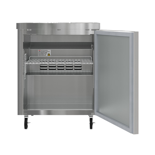 Product image #7 for Koolmore 27-Inch One-Section Undercounter Reach-In Refrigerator with Solid Hinged Stainless Steel Door, 5 Cu. Ft.