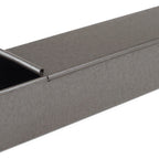 Thumbnail image #2 for JB Prince Chicago Metallic M504 T Rectangular Aluminum Sliding Lid for Loaf Pan, 16 x 4 in