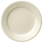Thumbnail image #1 for Libbey Porcelana Cream 740-901-614 Porcelain Plate, 6-1/4 in, Round, Rolled Edge, Cream White