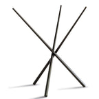 Thumbnail image #1 for Libbey APS Germany - Asia Plus APS 15514 Chopsticks Buffet Stand, Black Stainless Steel, Stackable, 8-1/8" x 6-1/2" x 7-7/8"H