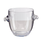 Thumbnail image #1 for Cal-Mil 22056 Clear Polycarbonate Ice Bucket, 12-1/4" Diameter x 8-1/4" Height