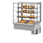 Thumbnail image #1 for Fri-Jado USA MCC 36-4 H FS Humidified Heated Food Merchandiser, Drop-In, 4 Flat Metal Shelves, 35-7/16"W x 29-1/2"D x 33-1/16"H