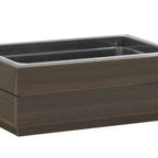 Thumbnail image #2 for Cal-Mil Vista 28602-12-140 Ice Housing, 21.5 x 12.5 x 8.75"H, HDPE, Mocha