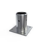 Thumbnail image #1 for NBR Equipment LS-SP Stainless Steel Leg Socket/Gusset, 1-5/8" Diameter x 3"H