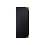Thumbnail image #1 for Risch Seville SEV-6V 4.25X11 Hardback Faux-Leather Menu Cover, 6-View Booklet, 4-1/4" x 11" Case of 25
