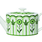 Thumbnail image #1 for Steelite William Edwards, Sultans Garden 82112AND0337 Oval Bone China Teapot with Lid, 19.375 oz