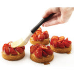 Thumbnail image #1 for Matfer Bourgeat 113042 Pastry Brush, 8-2/3" Overall, 1-1/2" Wide, Silicone Conical Bristles, Plastic Handle