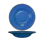 Thumbnail image #1 for International Tableware Campfire CF-3 10 oz Speckle Ocean Blue Ceramic Pasta Bowl, 8-7/8" Round Case of 2 Dozen