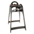 Thumbnail image #1 for AllPoints Foodservice Parts & Supplies 86385 Restaurant High Chair, Black Plastic