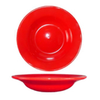 Thumbnail image #1 for International Tableware Cancun CA-3-CR Crimson Red Ceramic Soup Bowl, 10 oz., 8-7/8 in. Diameter Case of 2 Dozen