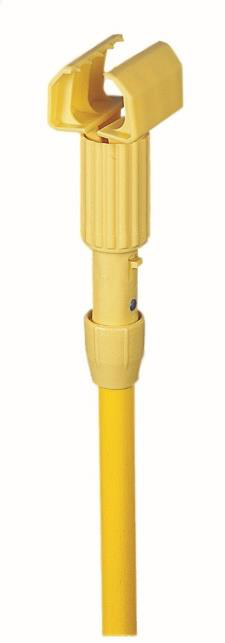 Product image #3 for Tough Jaws Yellow Fiberglass Jaw-Style Wet Mop Handle, 1 x 60 Inch