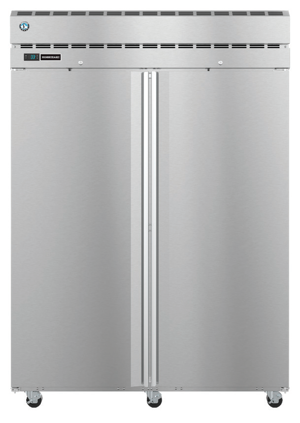 Product image #5 for Hoshizaki Steelheart PT2A-FS-FS Two-Section Full Stainless Pass-Thru Refrigerator, 52.5 Cu. Ft., Full-Height Solid Hinged Doors