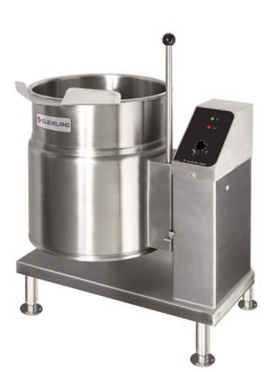 Product image #5 for Cleveland Range 20-Gallon Electric Self-Contained Tilting Steam Kettle, 2/3 Jacket, 316 Stainless Steel Liner