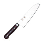 Thumbnail image #1 for Korin Inc Suisin HSU-PIMSA-180 7" Santoku Knife with Maroon Red Handle