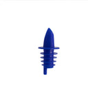 Thumbnail image #1 for CAC China LQPR-P2BL Plastic Liquor Pourer, Blue Case of 72 Dozen