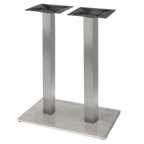 Thumbnail image #1 for ATSMFG ATS AT&S-TS1628SS-BAR Indoor Bar-Height Table Base, 16" x 28", Stainless Steel Spider, Column and Plate Base