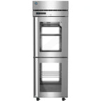 Thumbnail image #1 for Hoshizaki Steelheart PTF1A-HGE-HGE One-Section Pass-Through Freezer, 25.8 cu. ft., Two Half-Glass Doors, Stainless Steel