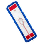 Thumbnail image #1 for Libman Commercial 1847 24-Inch Blue Microfiber Dust Mop Head Only Case of 12