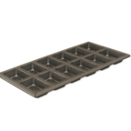 Thumbnail image #1 for Alegacy Foodservice Products B6903 12-Compartment Mini Loaf Pan, Aluminized Steel, Glazed Finish Case of 12