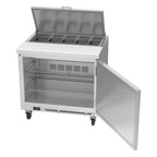 Thumbnail image #2 for Victory Refrigeration UltraSpec™ VSP36HC-10 36-Inch One-Section Sandwich Prep Table, 10-Pan Top, Self-Contained Rear-Mount Refrigeration