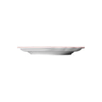 Thumbnail image #2 for Steelite International Folio, Porcelain 62583FP812 9-Inch Round Porcelain Rim Plate, Scalloped Edge, Triple Line Rose Case of 2 Dozen