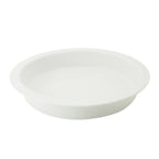 Thumbnail image #1 for CAC China BF BF-R16 Porcelain Round GN Food Pan, 15-3/8" Diameter x 2-1/2"H, Super White Case of 4