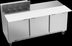 Thumbnail image #6 for Beverage-Air SPE72HC-08C Three-Section Sandwich Top Refrigerated Prep Table, 72 Inch, 3-Door, 8-Pan