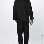 Thumbnail image #2 for Chef Works Re: Collection REPBN01-BLK-XS Unisex Lightweight Chef Pants, Black, XS, 65/35 Recycled Polyester/Cotton Blend