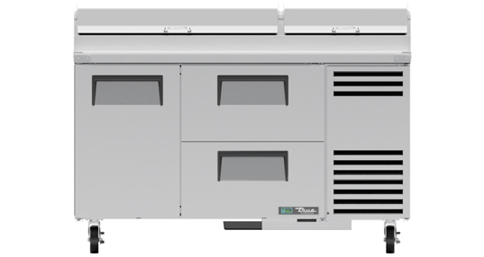 Product image #8 for True 60-Inch Pizza Prep Table with 1 Door, 2 Drawers and Alternate Top