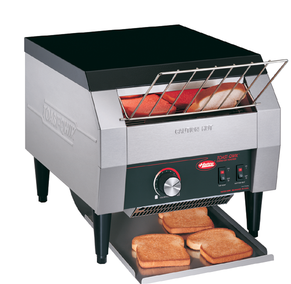 Product image #5 for Hatco Toast-Qwik TQ-10 Countertop Horizontal Conveyor Toaster, 2-Inch Opening, 120V