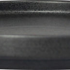 Thumbnail image #2 for International Tableware Alloy™ AL-16-CS Round Stoneware Wall Plate, 9-7/8", Carbon Black Reactive Glaze 1 Dozen