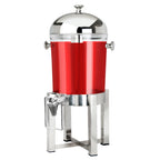 Thumbnail image #1 for Eastern Tabletop 7522HF 2-Gallon Stainless Steel Beverage Dispenser with Ice Chamber and Hands-Free Push Spigot