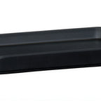 Thumbnail image #2 for Cal-Mil Hudson 22025-96-13 Rectangular Melamine Tray, 9 x 6 x 1 in, Raised Rim, Matte Black Case of 6