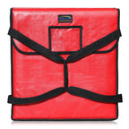 Thumbnail image #1 for New Star Foodservice Inc. 50097 Insulated Pizza Delivery Bag, Red, 20"W x 20"D x 5"H Case of 5
