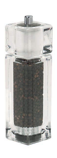 Product image #4 for American Metalcraft Clear Acrylic Salt & Pepper Mill/Shaker Combo, 3.5 oz, 6.5-Inch Tall