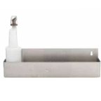 Thumbnail image #1 for Alegacy Foodservice Products SR32 Single Speed Rail, 32-Inch, 304 Stainless Steel, Keyhole Mount