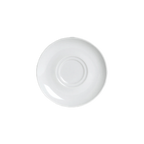 Thumbnail image #1 for Steelite International Varick, Classic Cafe 6900E530 Porcelain Saucer, 6-1/4-inch Round, Double Well 1 Dozen