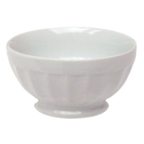 Thumbnail image #1 for Browne USA Foodservice 564006 White Stoneware Pasta Bowl, 16 oz, 5.3" Diameter x 3"H