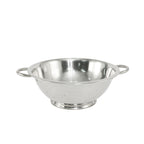 Thumbnail image #1 for CAC China SMCD-5 Stainless Steel Colander, 5 qt., 11-5/8" Diameter, Handled and Footed Case of 24