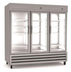 Thumbnail image #5 for Kelvinator Commercial 81-Inch Three-Section Reach-In Refrigerator with Three Glass Doors