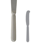 Thumbnail image #1 for Steelite La Tavola, Aida SS 5500J045 Butter Knife, 7-3/8", Solid Handle, 13/0 Stainless Steel Pack of 1 Dozen