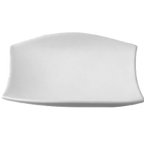 Thumbnail image #1 for G.E.T. Bugambilia FUL04TG Rectangular Cast Aluminum Fruit Bowl with Resin Coating, Tangerine, 21 x 12 x 4-3/4 in.