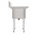 Thumbnail image #6 for KoolMore 72-Inch 2-Compartment Stainless Steel Commercial Sink with Dual 18-Inch Drainboards