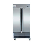 Thumbnail image #1 for Empura Refrigeration E-KB35R 2-Section Reach-In Refrigerator, 28.7 cu. ft., Solid Swing Doors, Stainless Steel Interior