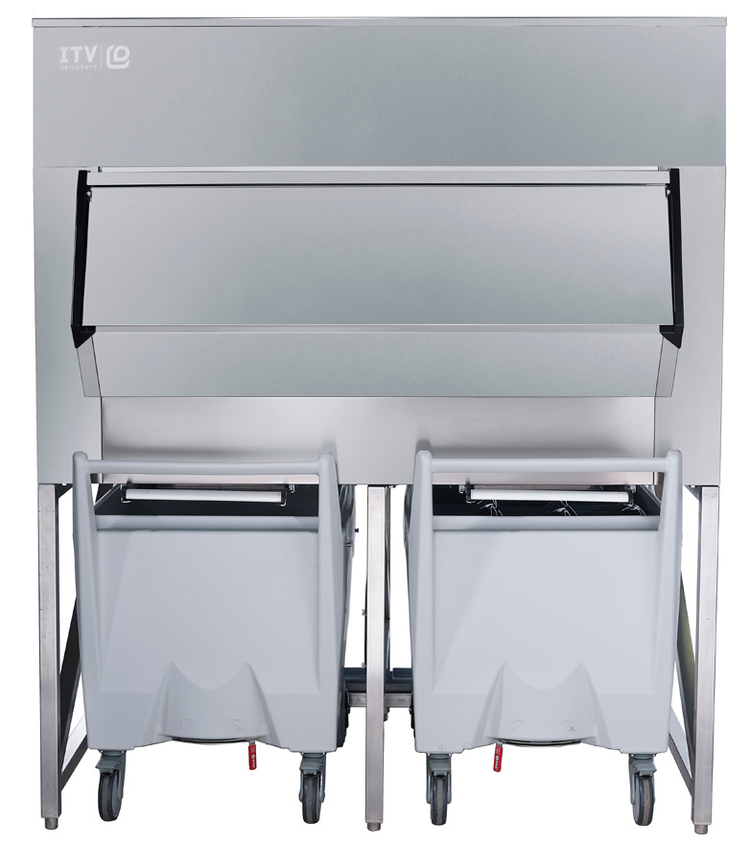 Product image #2 for ITV Ice Makers SCD-1400 60-Inch Ice Storage Bin with Carts, 1,360 lb Capacity