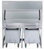 Thumbnail image #2 for ITV Ice Makers SCD-1400 60-Inch Ice Storage Bin with Carts, 1,360 lb Capacity