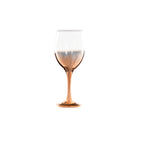 Thumbnail image #1 for Kadra Kitchenware Vikko Decor VD-6008-RG Wine Glass, 14 oz., Rose Gold Ombre Case of 24